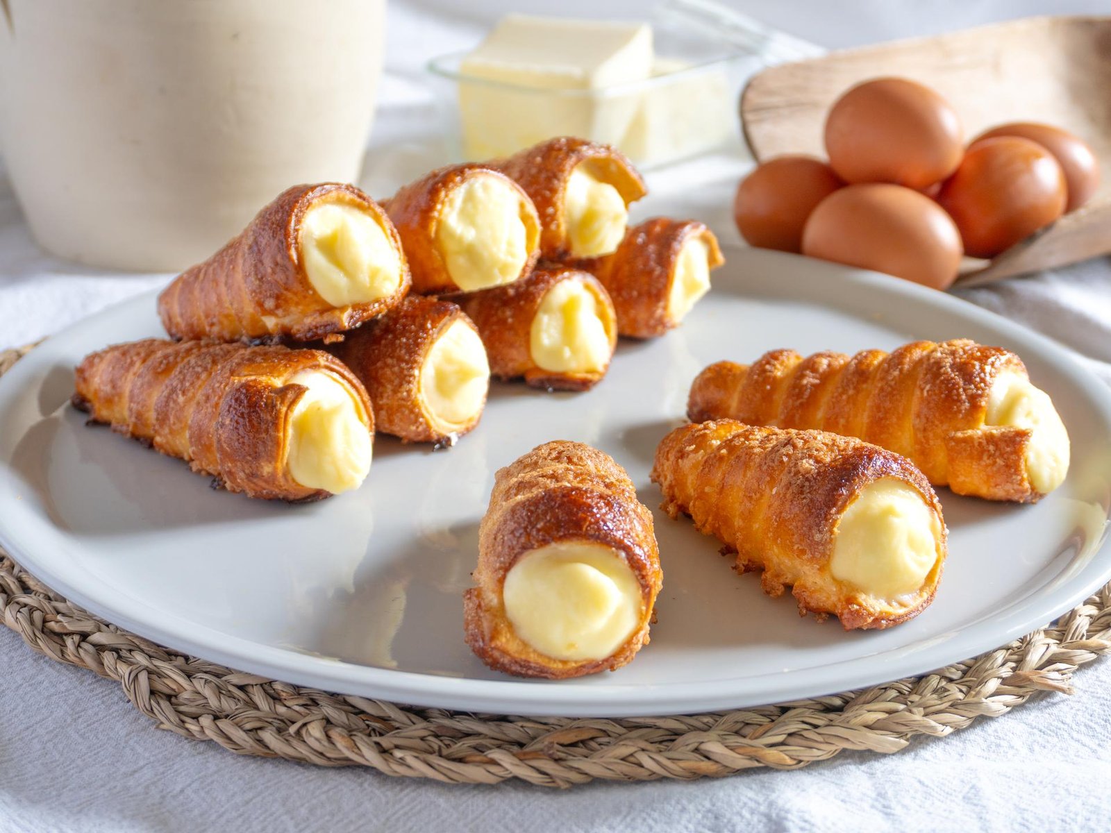Cannoncini italiens à la crème